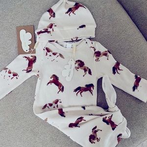 Angel Dear Knotted Gown 0-3 Months